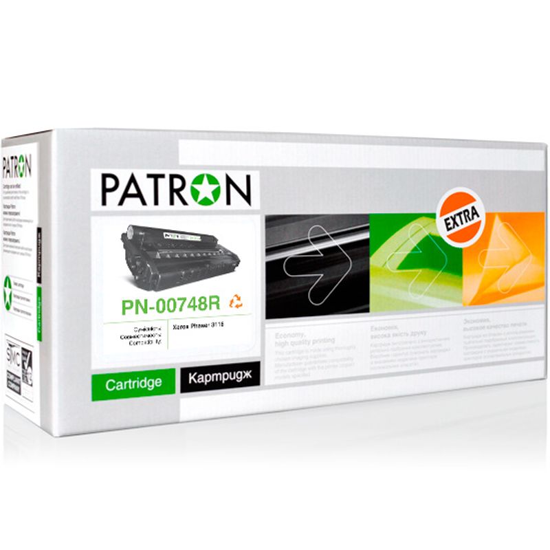 Картридж XEROX 109R00748 (PN-00748R) (Phaser 3116) PATRON Extra, лицензионный