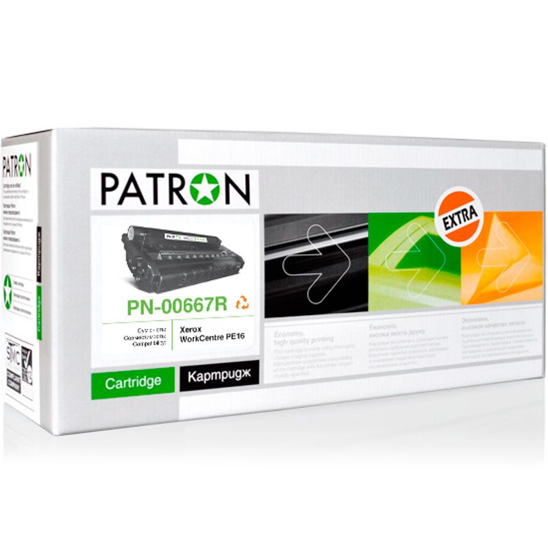 Картридж XEROX 113R00667 (PN-00667R) (WC PE16) PATRON Extra, лицензионный
