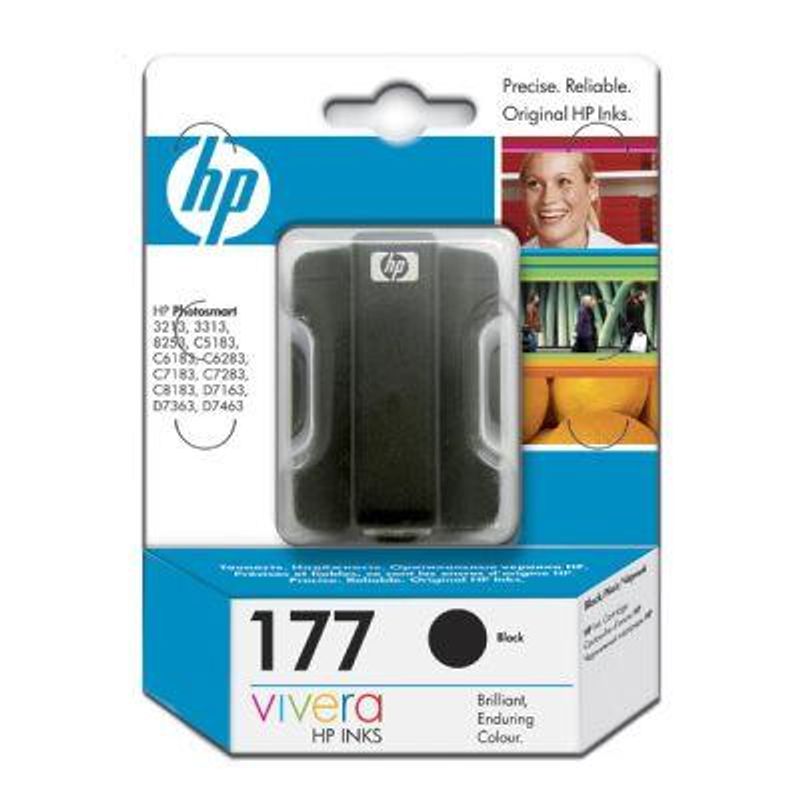 Картридж HP PS C8721HE (№177) BLACK, оригинальный