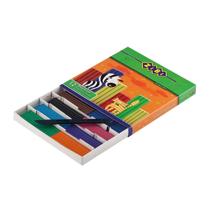 Пластилин 12 цветов, 240 г